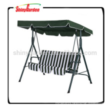 Garden 3 Seater Hammock Cushioned Swing Bench Chair